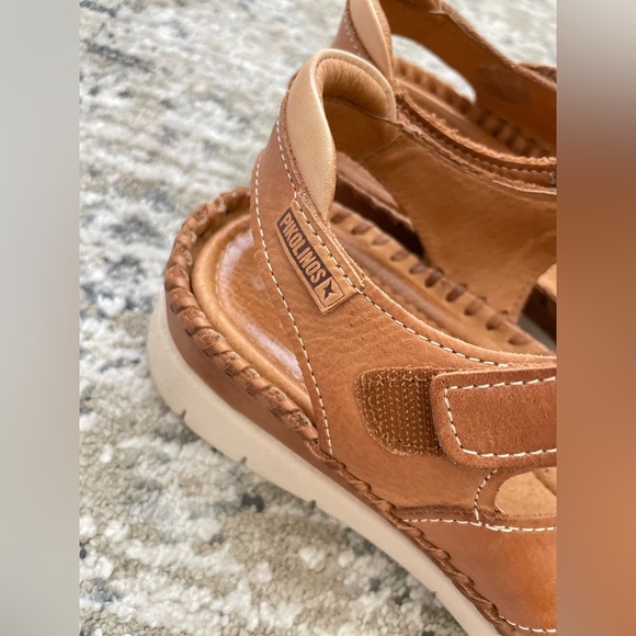 Pikolinos Womens Altea Brown Leather Sandals - Picture 4 of 9